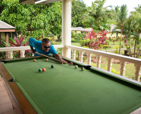 Fiji-Resort-Activities-Waidroka-Billiard Fiji Activities Pool Sharks in the Rainforest