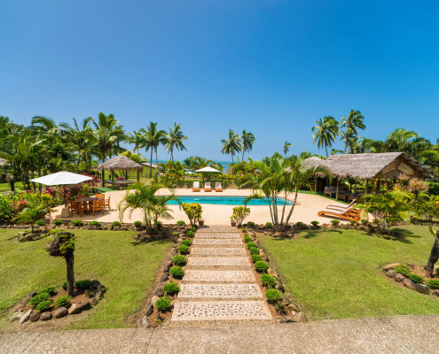 Resort-Fiji-Waidroka-Pool-Path Resort Fiji Ocean View from Pool